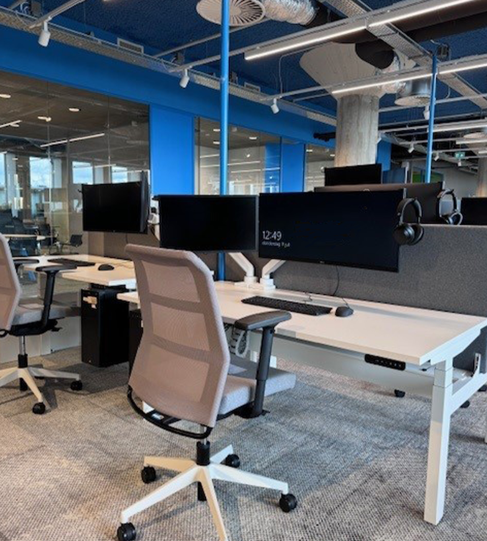 Un lugar de trabajo flexible y futurista