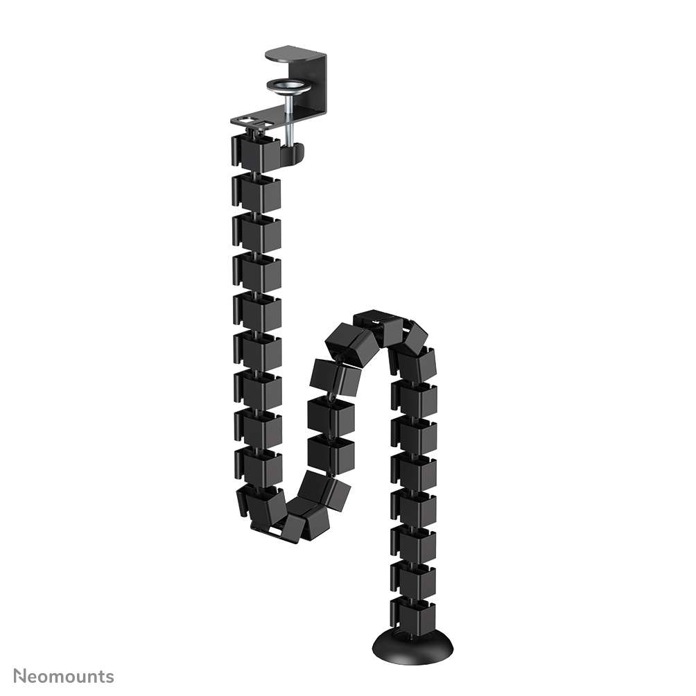Neomounts ADS06-131BL Organizador vertebral de cables - vértebras modulares - montaje de abrazadera - universal - negro