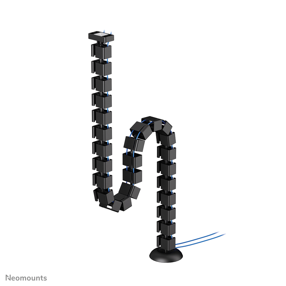 Neomounts ADS06-132BL Organizador vertebral de cables - vértebras modulares - fijación magnética - universal - negro