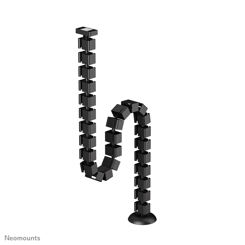 Neomounts ADS06-132BL Organizador vertebral de cables - vértebras modulares - fijación magnética - universal - negro
