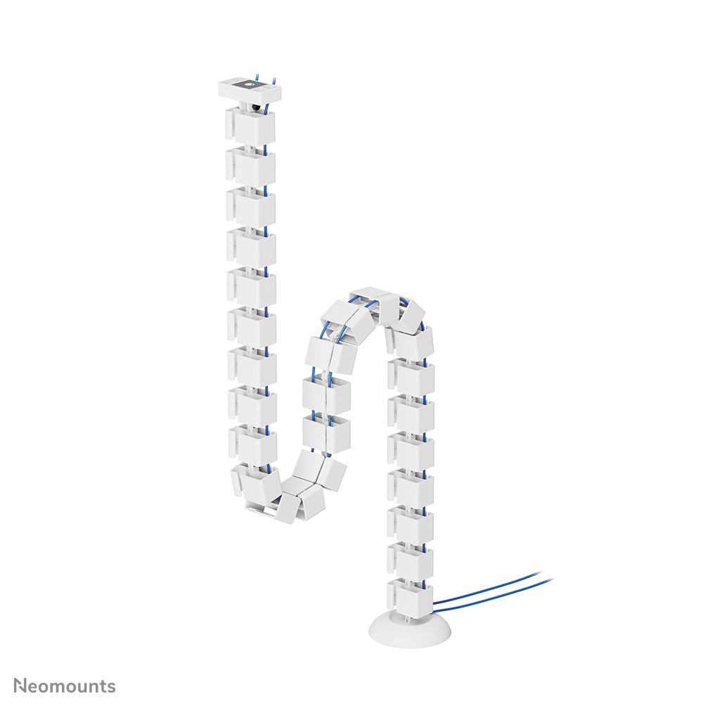 Neomounts ADS06-132WH Organizador vertebral de cables - vértebras modulares - fijación magnética - universal - blanco