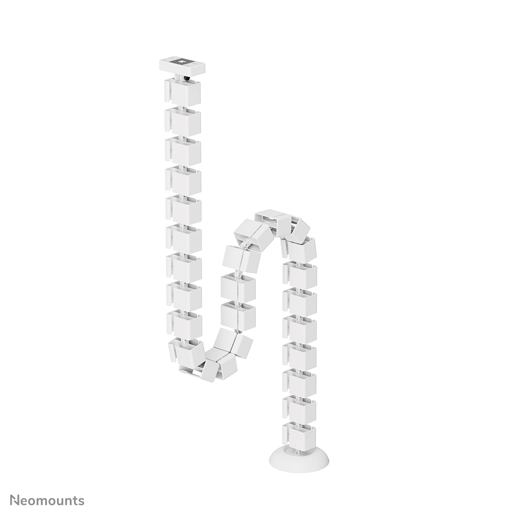 Neomounts ADS06-132WH Organizador vertebral de cables - vértebras modulares - fijación magnética - universal - blanco