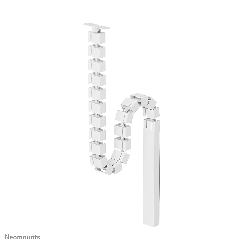 Neomounts ADS06-133WH Organizador vertebral de cables - vértebras modulares - fijación con tornillos - cubierta magnética para cables -universal - blanco