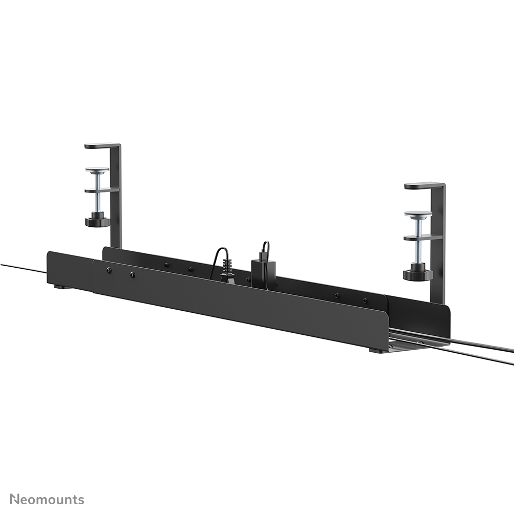 Neomounts ADS07-120BL Bandeja para cables - máx 5 kg - montaje con abrazadera - universal - negro