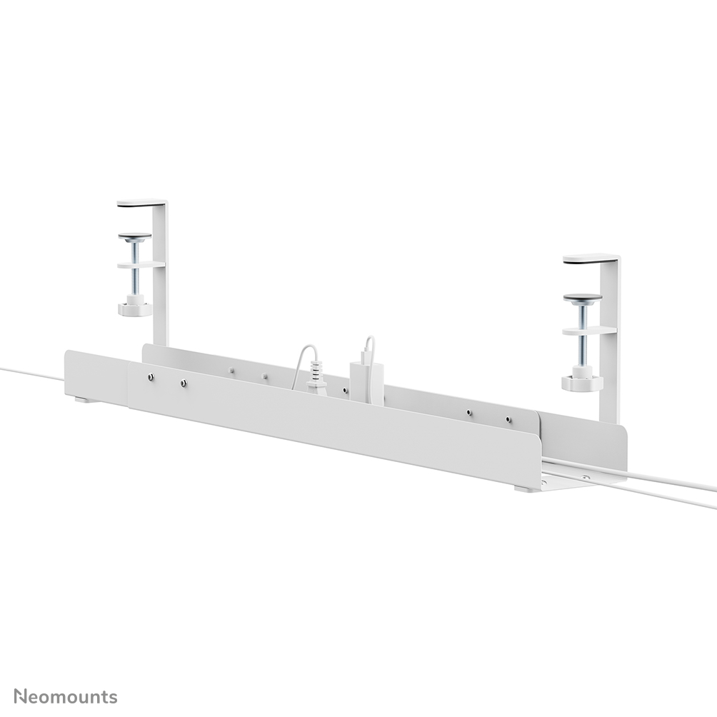 Neomounts ADS07-120WH Bandeja para cables - máx 5 kg - montaje con abrazadera - universal - blanco