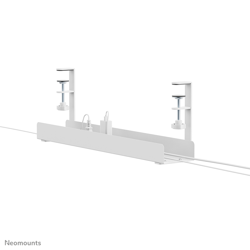 Neomounts ADS07-121WH Bandeja para cables - máx 5 kg - montaje con abrazadera - universal - blanco