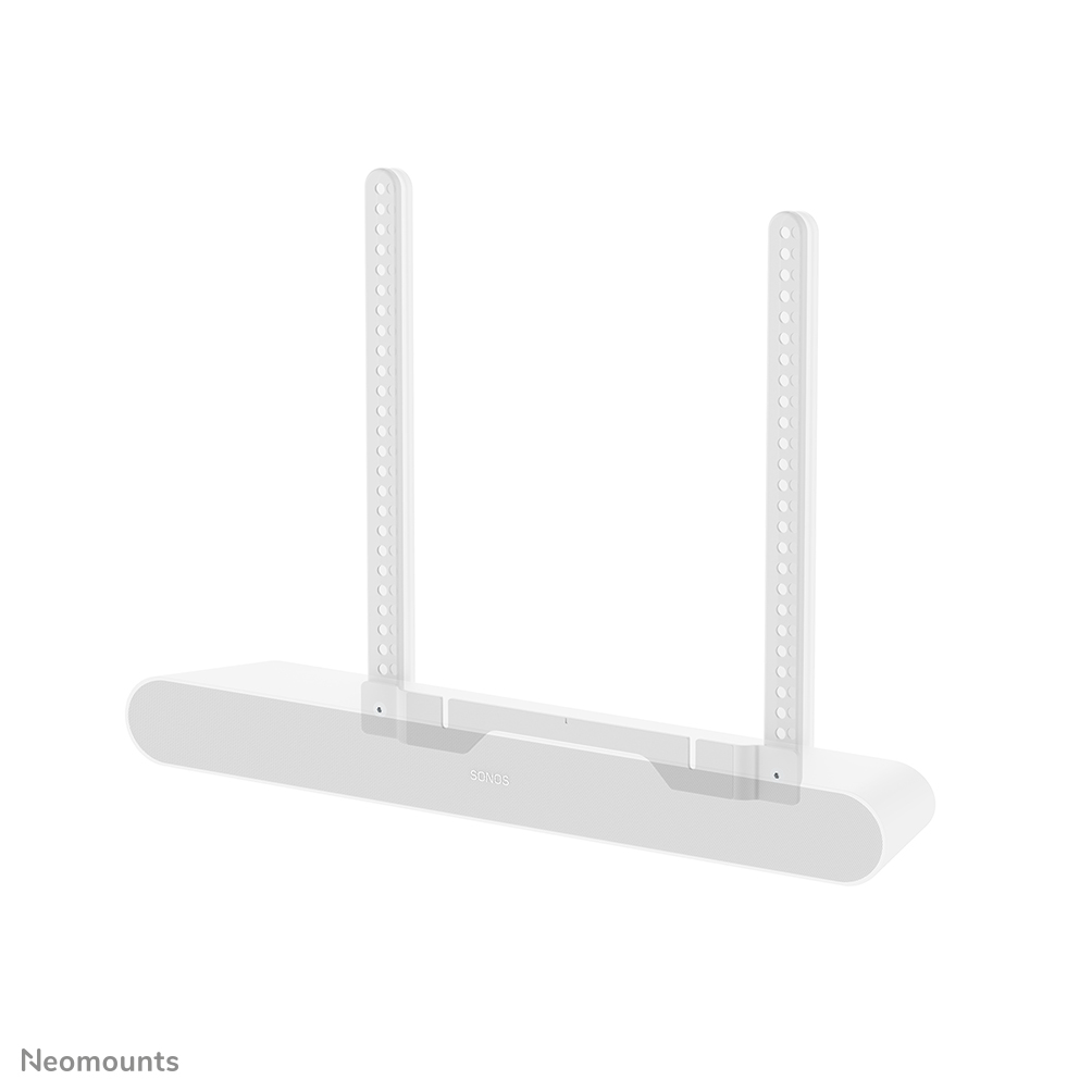 Neomounts AV35-726WH1 Soporte de TV Neomounts para Sonos Ray - Instalación sencilla - Diseño fijado a la TV - Blanco