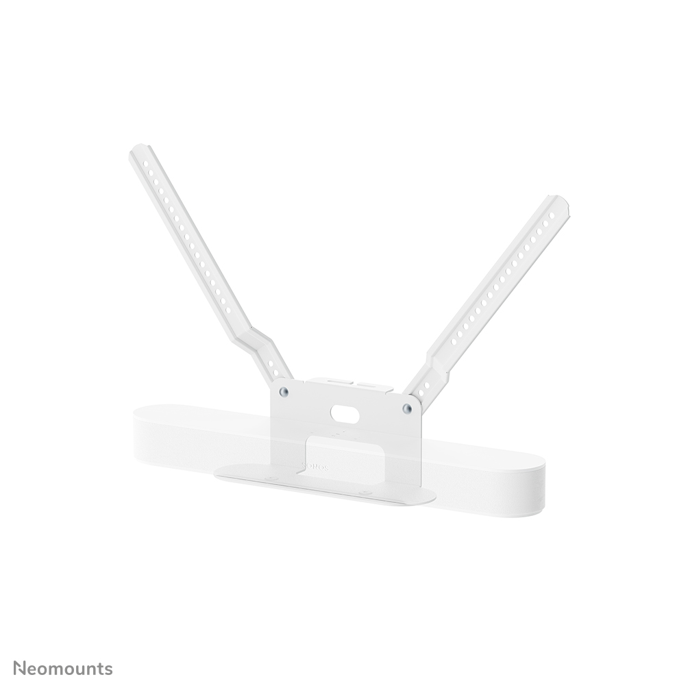 Neomounts AV35-726WH1 Soporte de TV Neomounts para Sonos Beam - Instalación sencilla - Diseño fijado a la TV - Blanco