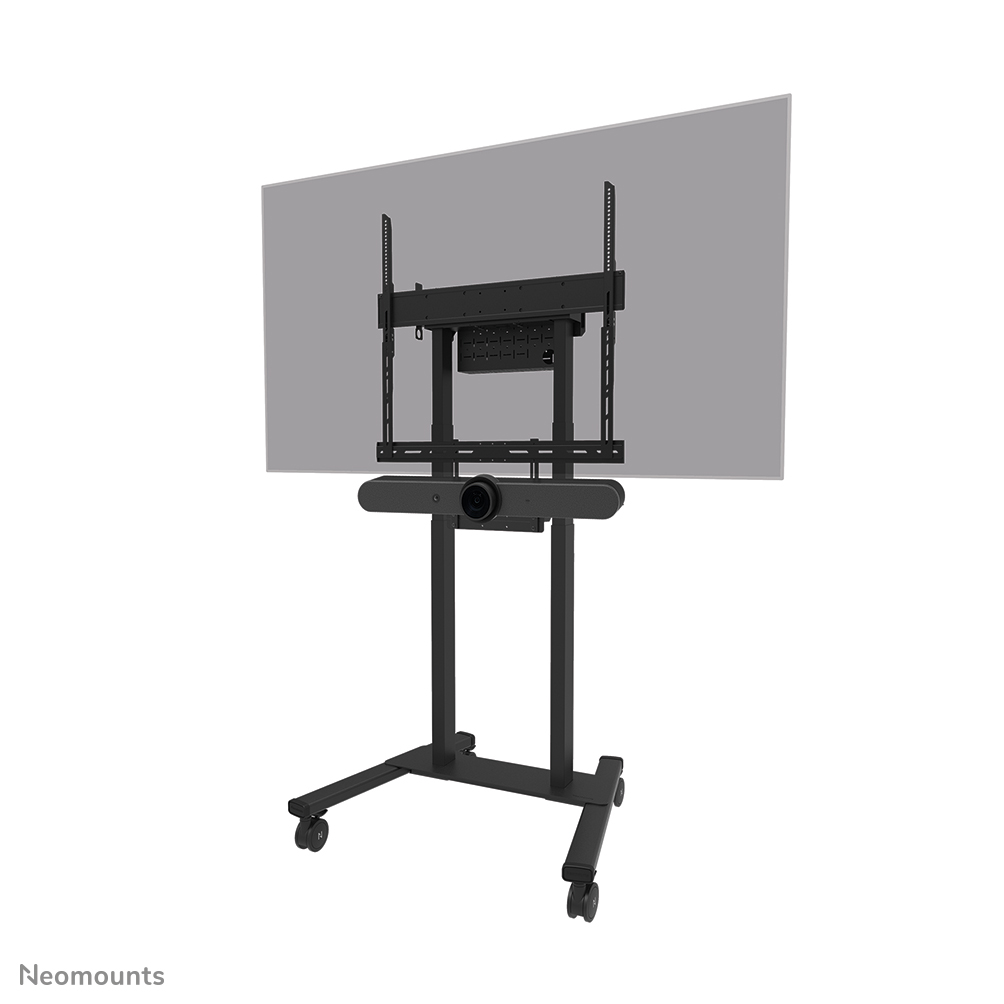 Neomounts AV60-500BL Kit compuesto por barra de videoconferencia y soporte para ordenador portátil 43-110" - máx 8 kg - VESA 200x200-800x600 - universal - negro