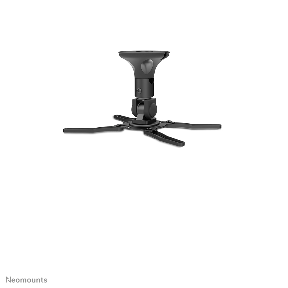 Neomounts BEAMER-C50 Soporte de techo para proyector - máx 10 kg - alt. 18,5 cm - movimiento completo - negro