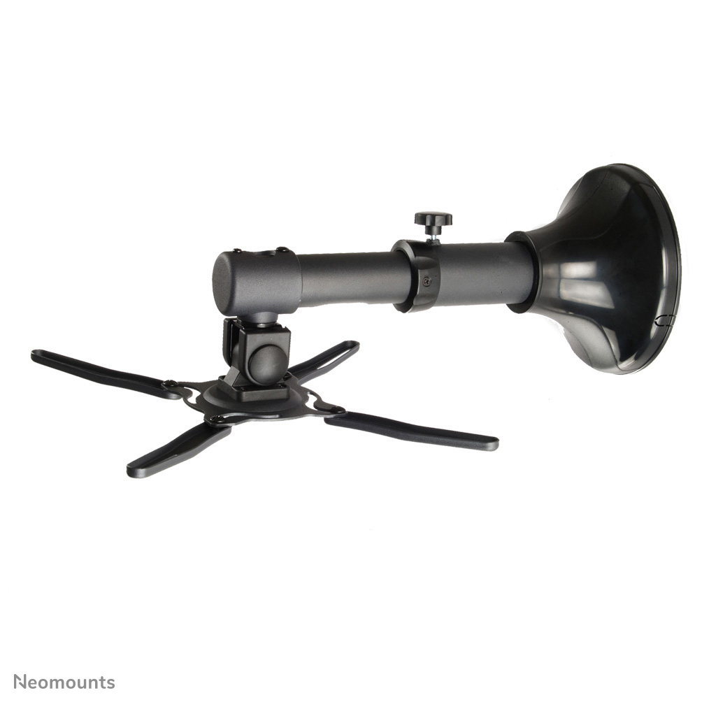 El BEAMER-W050BLACK es un soporte de pared universal para beamers y proyectores.
