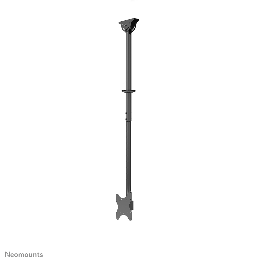 Neomounts CL35-340BL12 Soporte de techo para monitor/TV 1 pantalla - 23-42" - máx 50 kg - VESA 100x100-200x200 - alt. 106-156 cm - negro