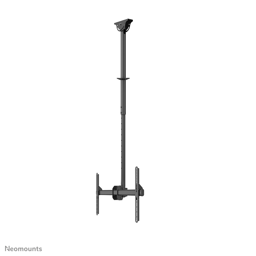 Neomounts CL35-440BL16L Soporte de techo para monitor/TV 1 pantalla - 37-70" - máx 50 kg - VESA 200x200-600x400 - alt. 106-156 cm - negro