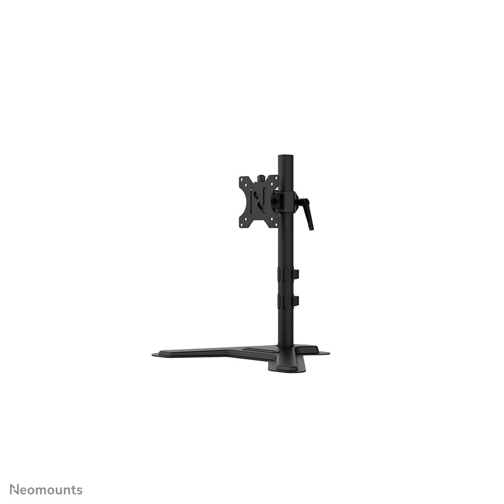 Neomounts DS45-600BL1 Soporte de monitor individual - 10-32" - 0-9 kg | 19,8 lbs - inclinable 90° - rotatorio 360° - VESA 75x75 - Negro