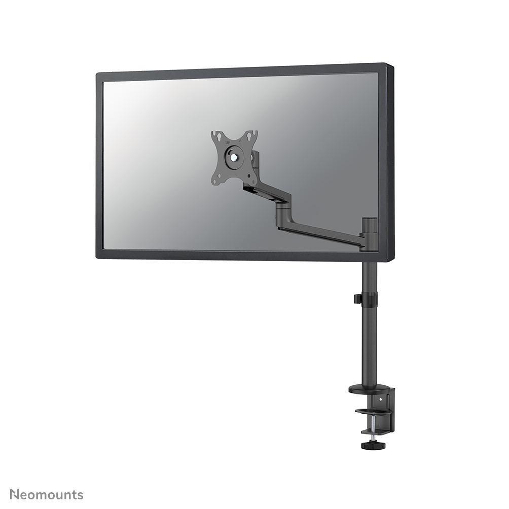 Neomounts NEXT Lite DS60-425BL1 Brazo de monitor 1 pantalla - 17-27" - 0-8 kg - modelo T-Rex para ahorro de espacio - embalaje 100% libre de plástico - negro
