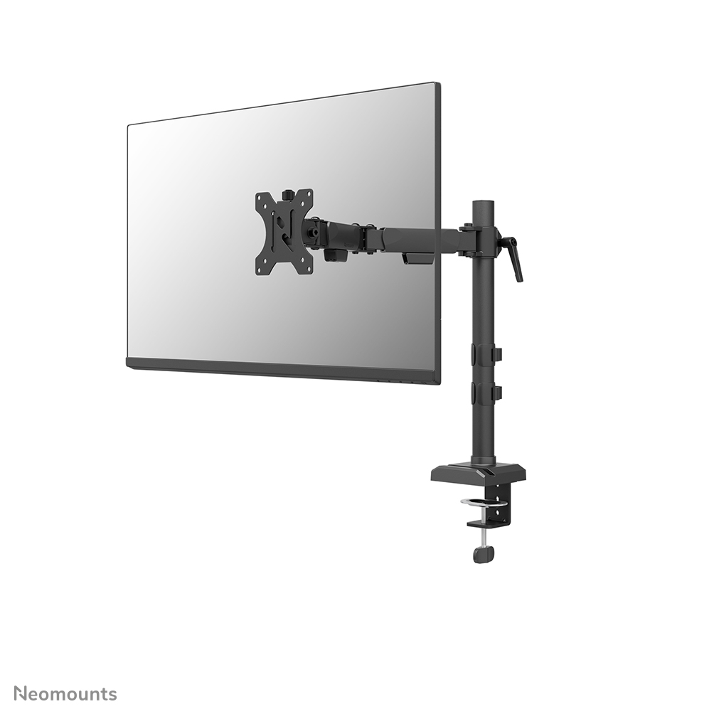 Neomounts NERO DS60-600BL1 Brazo de monitor 1 pantalla - 10-32" - 0-8 kg - Quick-fix - Tope-a-180° - embalaje 100% libre de plástico - negro