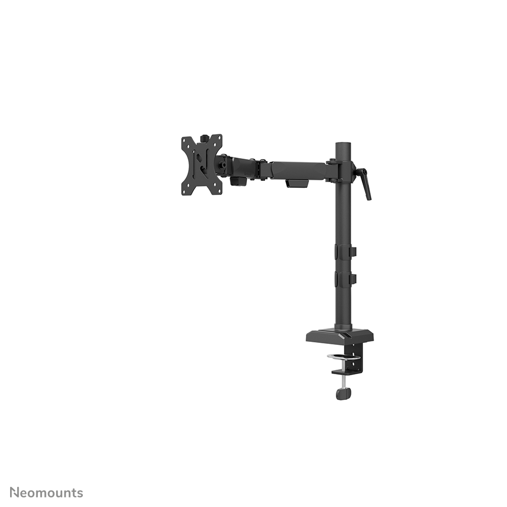 Neomounts NERO DS60-600BL1 Brazo de monitor 1 pantalla - 10-32" - 0-8 kg - Quick-fix - Tope-a-180° - embalaje 100% libre de plástico - negro