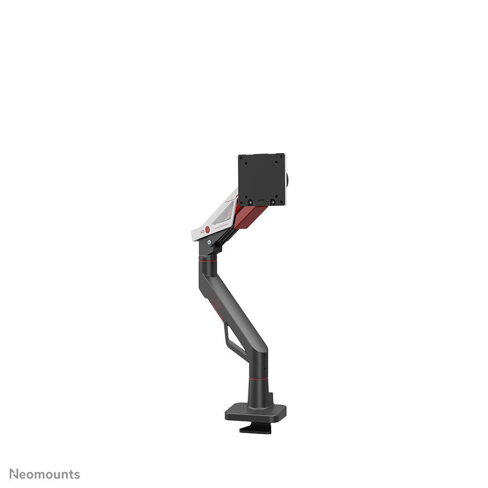 Neomounts ACE DS70-256BL1 Brazo de monitor gaming 1 pantalla - 24-57" - 2-30 kg (curvo 24 kg) - inclinación de precisión - resorte de gas - tope-a-180° - Topfix - modelo de Fácil Montaje - rojo