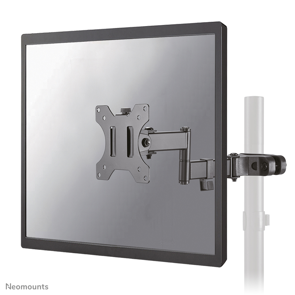 Neomounts FL40-450BL11 Soporte de tubo para TV - 17-32" - máx 8 kg - VESA 75x75-100x100 - adecuado para Ø 28-60 mm - movimiento completo - negro