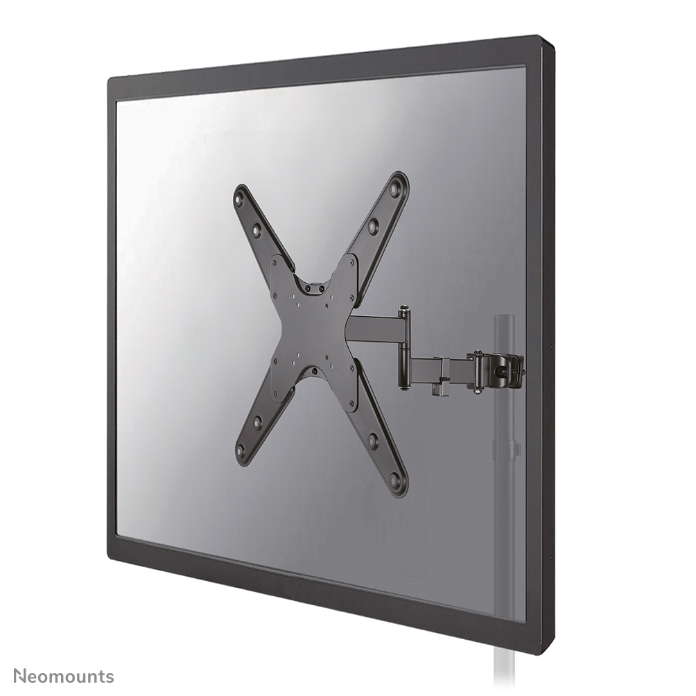 Neomounts FL40-450BL14 Soporte de tubo para TV - 32-55" - máx 25 kg - VESA 75x75-400x400 - adecuado para Ø 28-50 mm - ajuste del nivel - movimiento completo - negro
