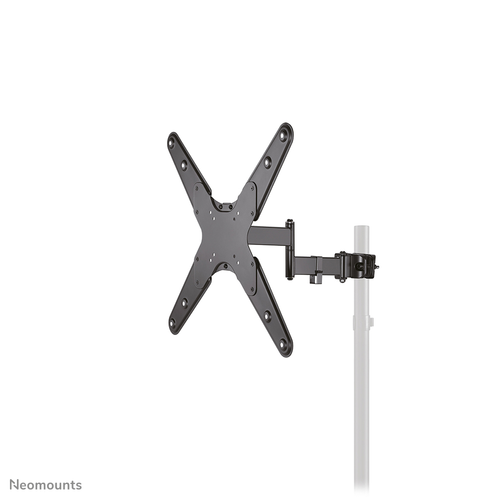 Neomounts FL40-450BL14 Soporte de tubo para TV - 32-55" - máx 25 kg - VESA 75x75-400x400 - adecuado para Ø 28-50 mm - ajuste del nivel - movimiento completo - negro