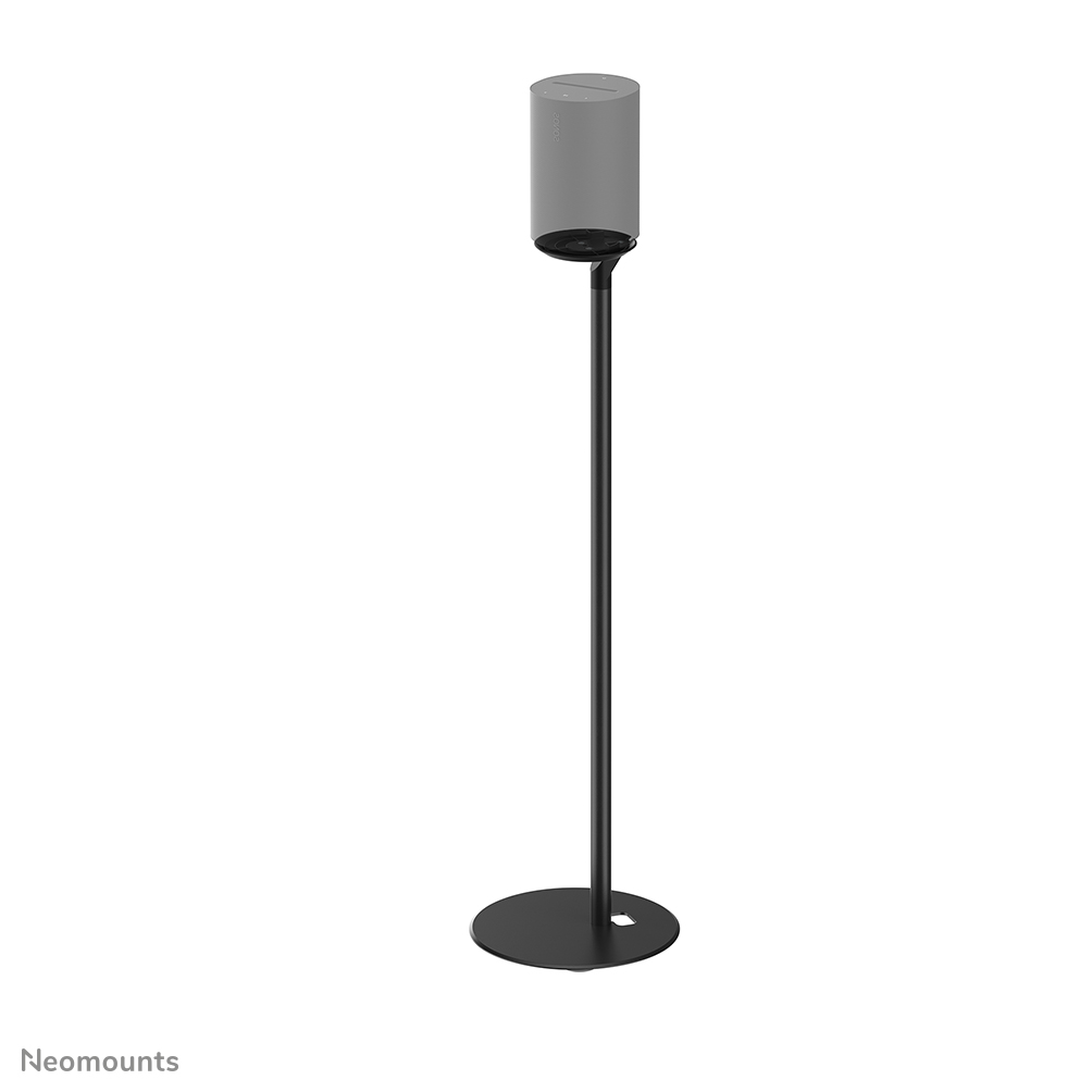Neomounts FL45-721BL1 Soporte de suelo para Sonos Era 100 - Altura 85 cm - Base de suelo 25 cm - Gestión de cables - Negro