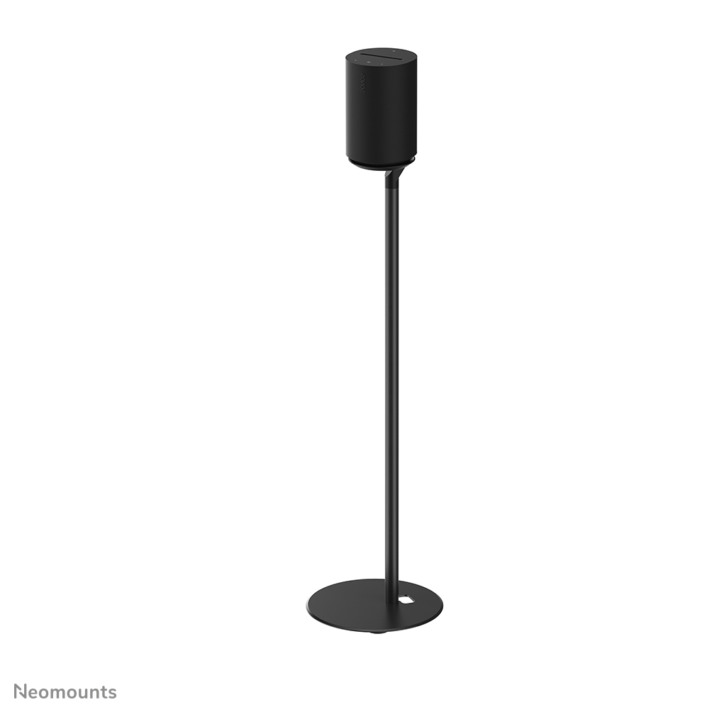 Neomounts FL45-721BL1 Soporte de suelo para Sonos Era 100 - Altura 85 cm - Base de suelo 25 cm - Gestión de cables - Negro