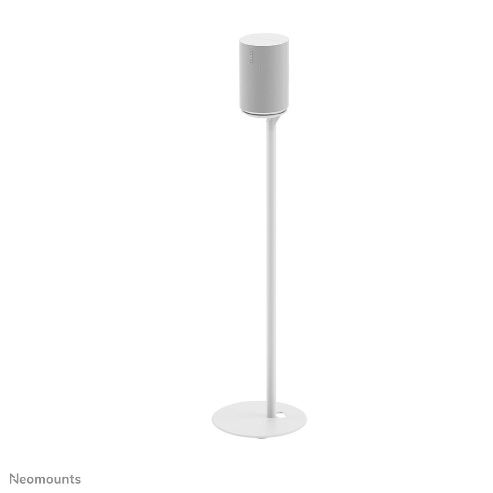 Neomounts FL45-721WH1 Soporte de suelo para Sonos Era 100 - Altura 85 cm - Base de suelo 25 cm - Gestión de cables - Blanco