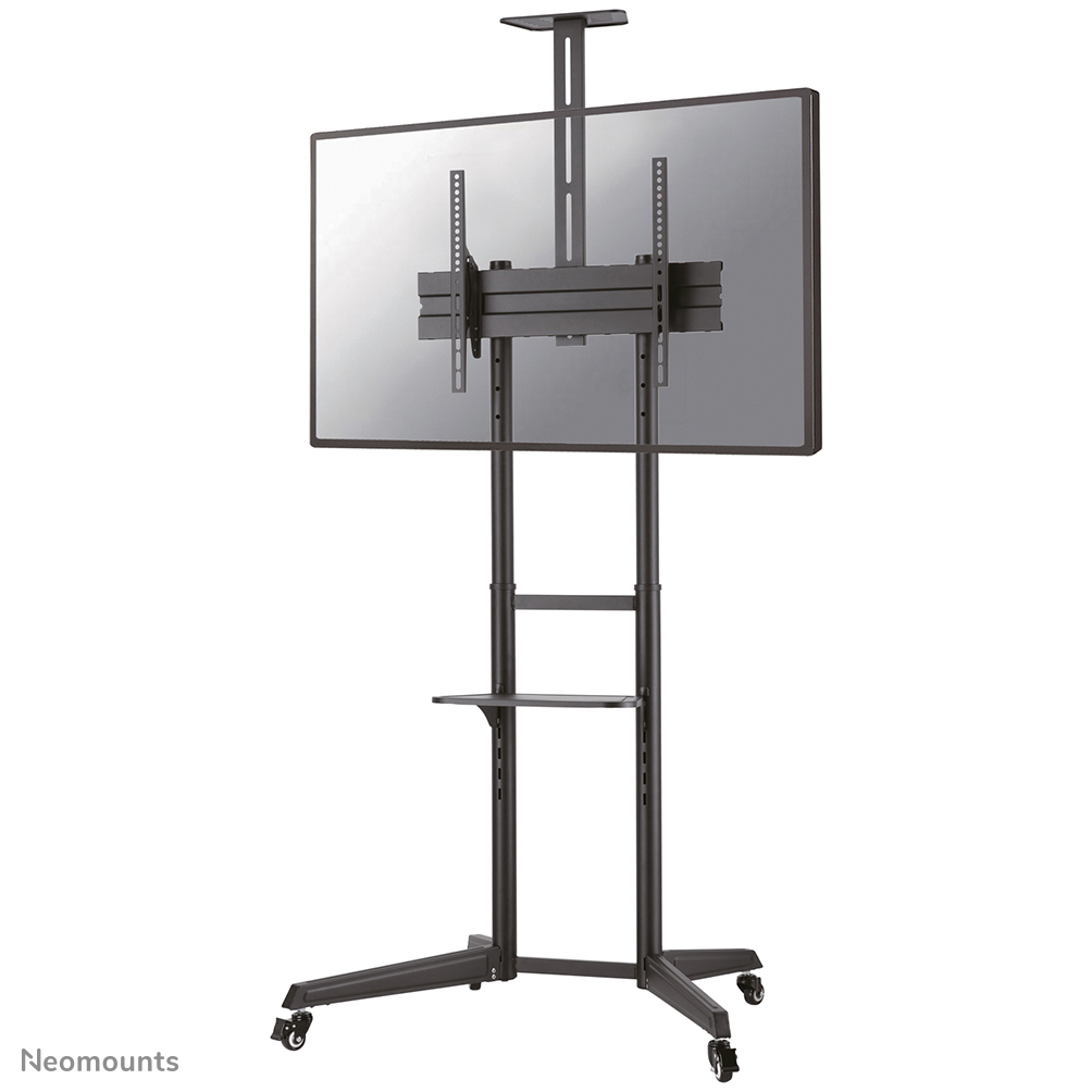 Neomounts FL50-550BL1 Carro para TV - 37-70" - máx 50 kg - manual alt. 128,5-145 cm - VESA 100x100-600x400 - incl. bandeja para cámara/hardware - negro