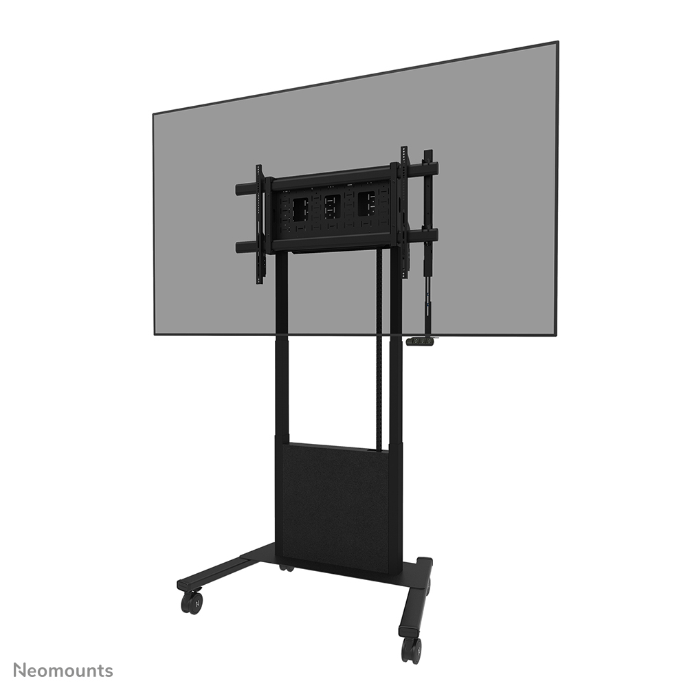 Neomounts MOVE Lift X FL55-885BL1 Soporte de suelo para TV - 65-105" - máx. 120 kg - ajuste de altura motorizado 125,4-235,4 cm - 50 mm/s - VESA 200x200-1000x600 - bloqueable - negro