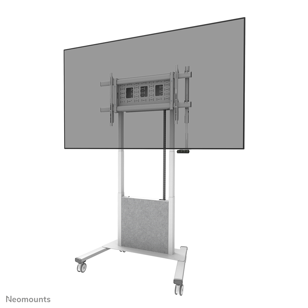 Neomounts MOVE Lift X FL55-885WH1 Soporte de suelo para TV - 65-105" - máx. 120 kg - ajuste de altura motorizado 125,4-235,4 cm - 50 mm/s - VESA 200x200-1000x600 - bloqueable - blanco
