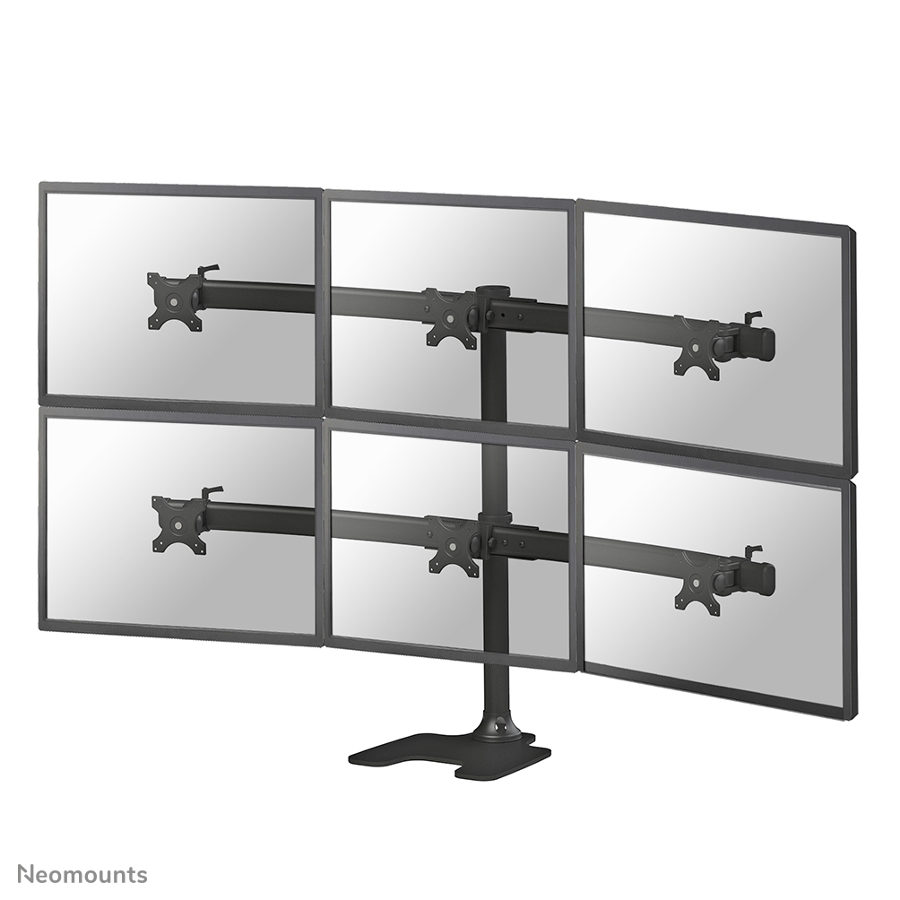 Neomounts FPMA-D700DD6 Soporte para monitor 6 pantallas - 10-27" - 0-8 kg/pantalla - negro
