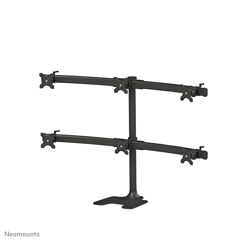 Neomounts FPMA-D700DD6 Soporte para monitor 6 pantallas - 10-27" - 0-8 kg/pantalla - negro