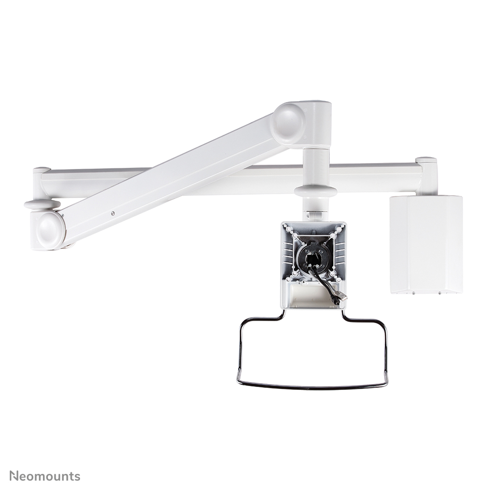 Neomounts FPMA-HAW100HC Soporte de pared para monitor médico - 10-32" - alt. 0-170 cm - 6-12 kg - VESA 75x75-100x100 - resorte de gas - blanco