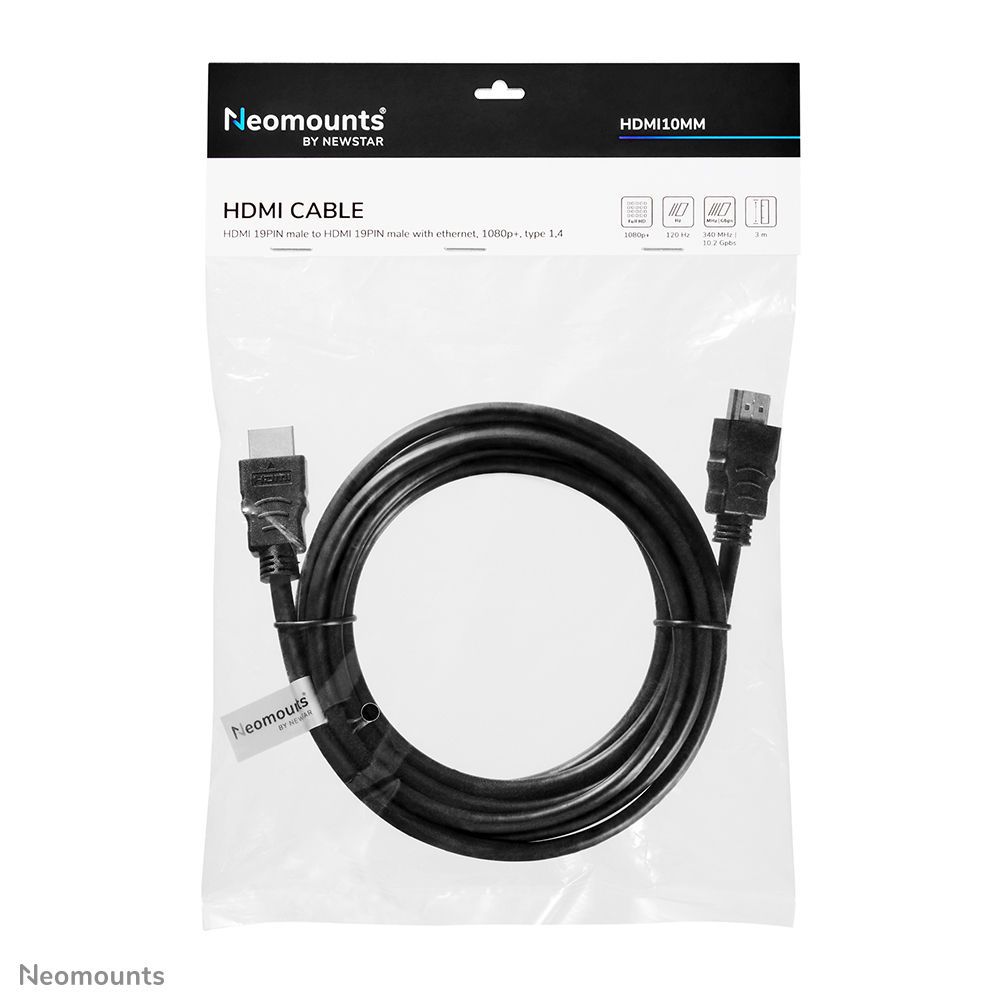 HDMI10MM - Cable alargador HDMI Neomounts, 3 metros - Neomounts