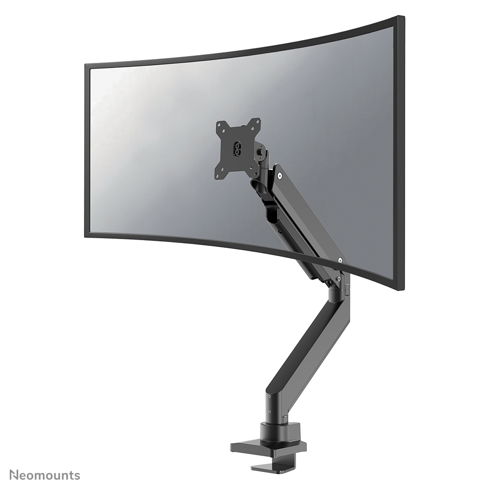 Neomounts NM-D775BLACKPLUS Brazo de monitor 1 pantalla - 10-49" - 1-18 kg (curvo 14 kg) - resorte de gas - Tope-a-180° - Topfix - negro
