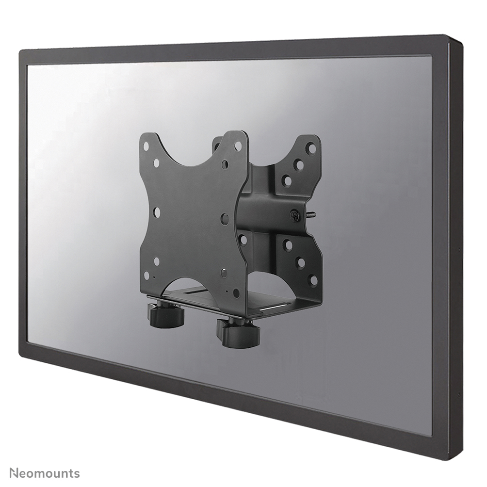 Neomounts NM-TC100BLACK Soporte delgado para mini PC/NUC - máx 5 kg - VESA 50x50-100x100 - anch. 1,7-7 cm - universal - negro