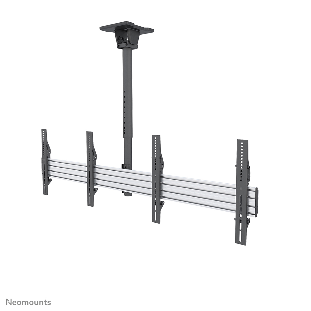 Soporte de techo Neomounts Menuboard para dos pantallas de 32 "-55" / 65 "- negro