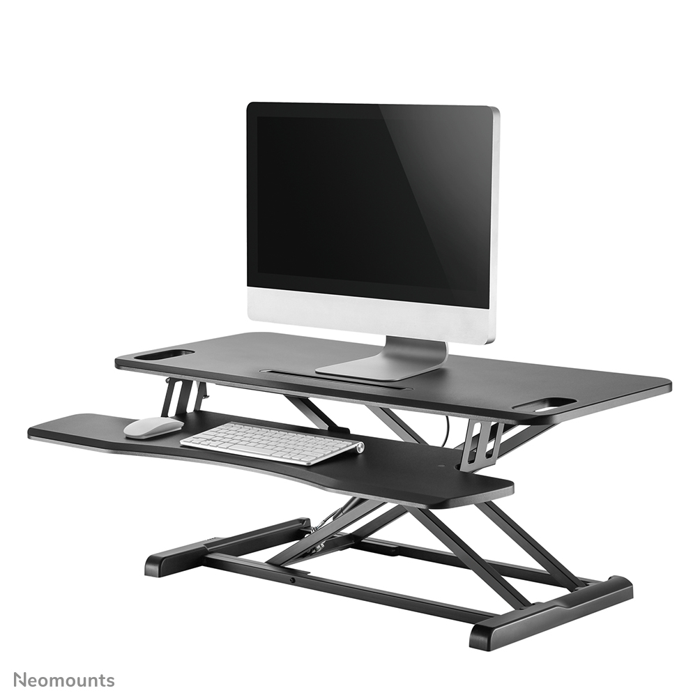Neomounts NS-WS300BLACK Puesto de trabajo de pie/sentado - resorte de gas - máx 15 kg - negro