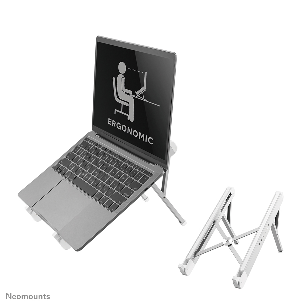 Soporte para portátil plegable Neomounts by Newstar - Plateado