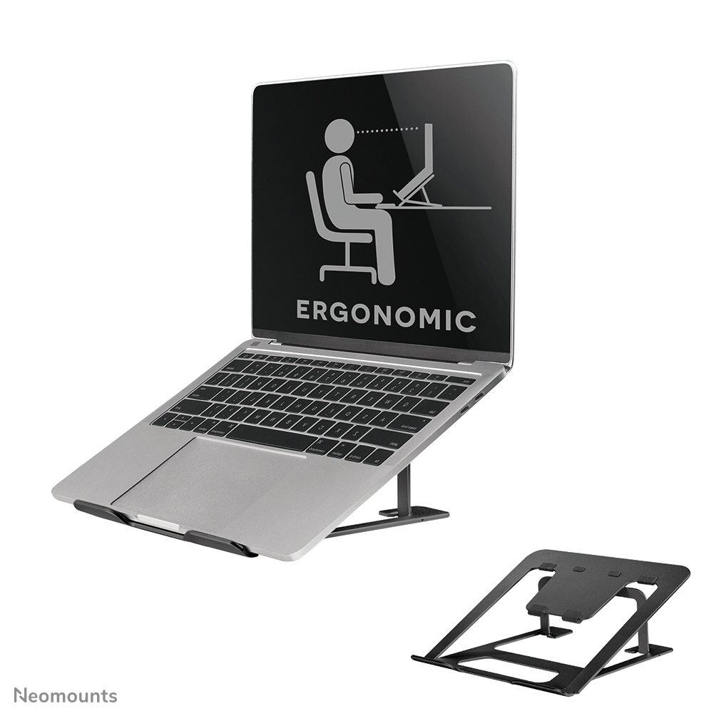 Soporte para portátil plegable Neomounts by Newstar - Negro