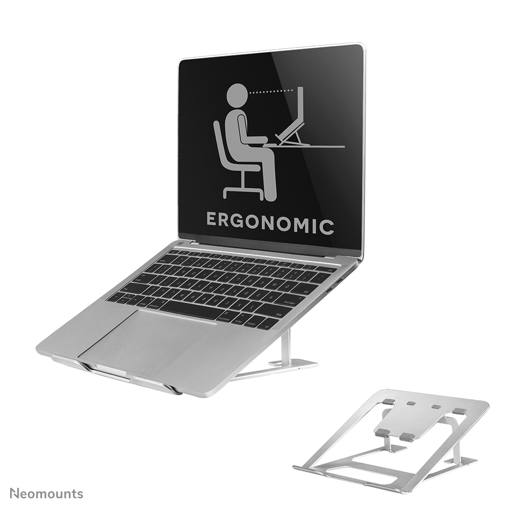 Soporte para portátil plegable Neomounts by Newstar - Plata