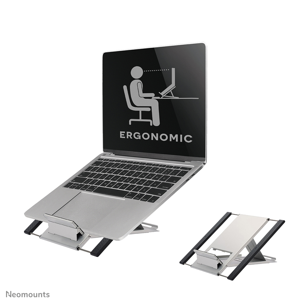 El NS-LS100 es un soporte universal para iPad/portátil. Fácilmente ajustable en 6 posiciones, para fijar la altura de visionado ideal del iPad/portátil. Fácil de plegar, ligero y móvil.
