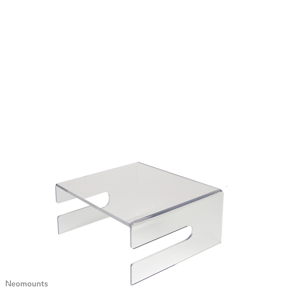 Neomounts NSMONITOR50 Soporte elevador para monitor/portátil - máx 25 kg - alt.x anch.x prof. 12,5x26x25 cm - universal - transparente