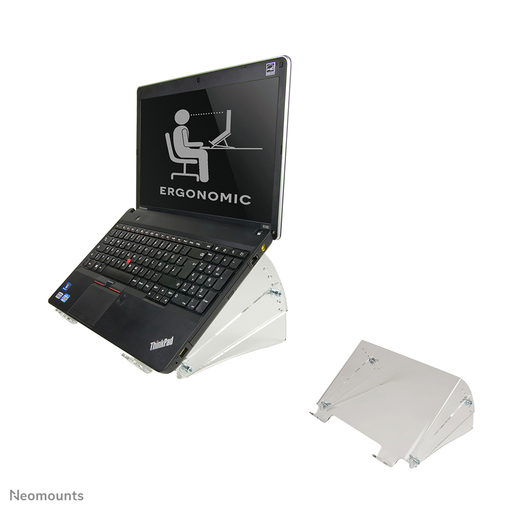 El NSNOTEBOOK300 es un elevador acrílico para portátiles.
