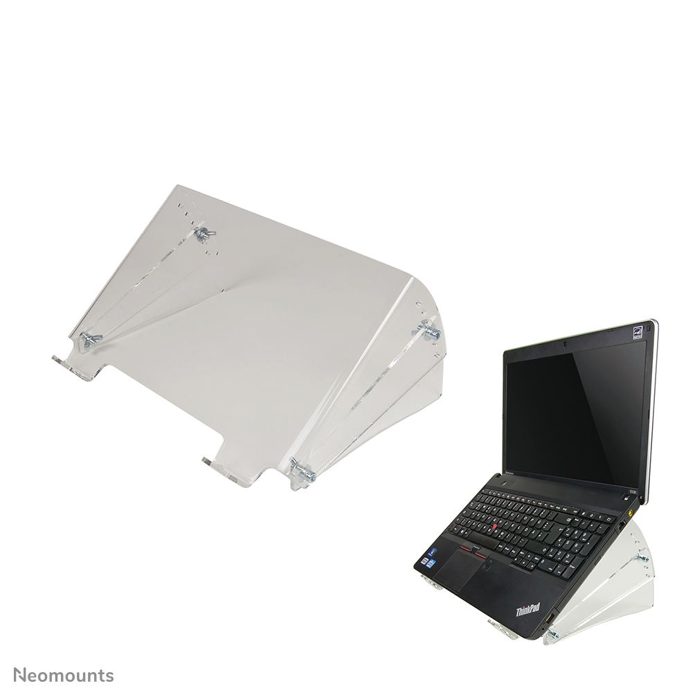 El NSNOTEBOOK300 es un elevador acrílico para portátiles.
