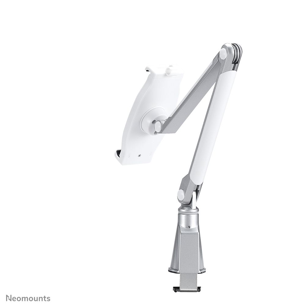 Neomounts tableta-D100SILVER Soporte para tablet con abrazadera para escritorio - 4.7-12.9" - universal - movimiento completo - plata
