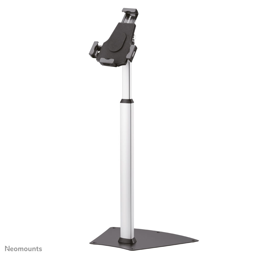 El Neomounts by Newstar TABLETS200SILVER es un soporte de suelo para la mayoría de las tabletas de 7.9"-10.5", bloqueable - Plateado