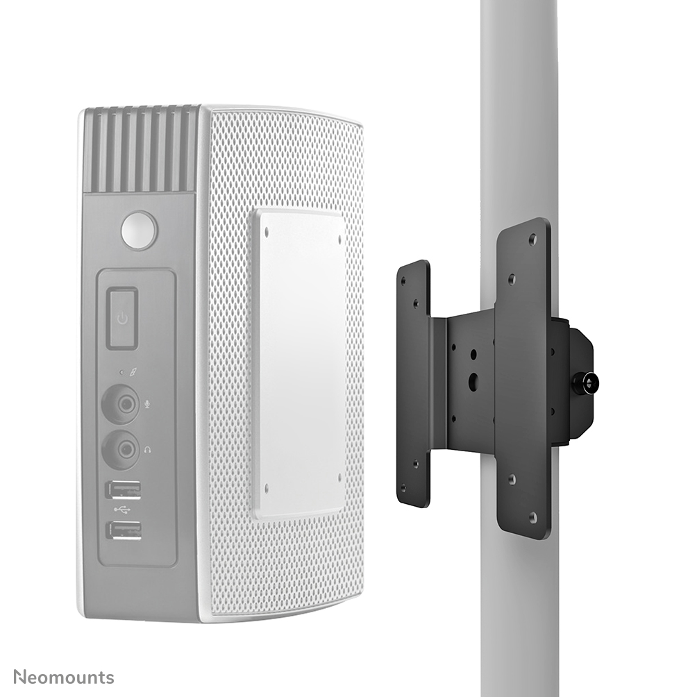 Neomounts THINCLIENT-05 Soporte delgado para mini PC/NUC - máx 10 kg - VESA 75x75-100x100 - universal - negro