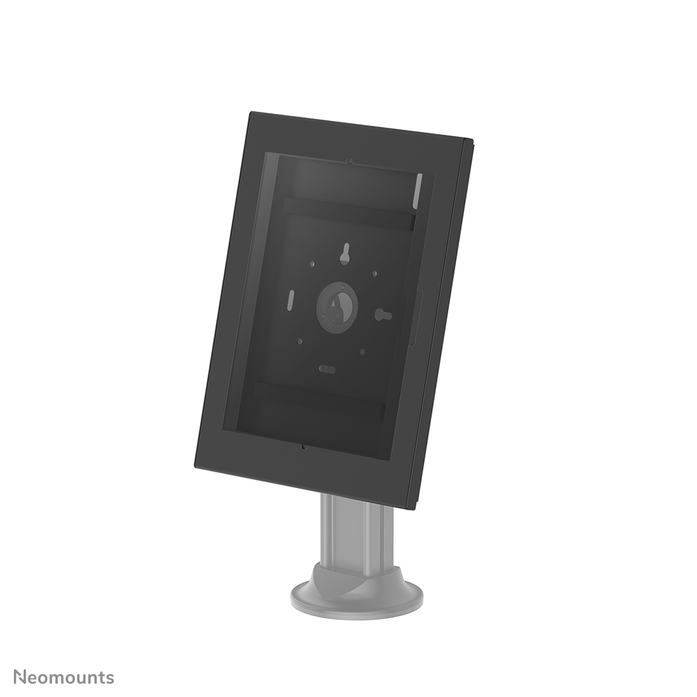Neomounts WL15-602BL1 Carcasa para tablet - con bloqueo (incl. cerradura) - VESA 75x75 - apta para varias  tabletas de 12.4-13" - para una configuración modular con distintos soportes de escritorio y de suelo - Negro